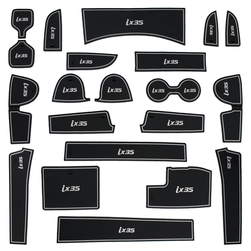 2021款21北京現代ix35用品門(mén)槽墊i35改裝內(nèi)飾車(chē)內(nèi)裝飾配件杯防滑