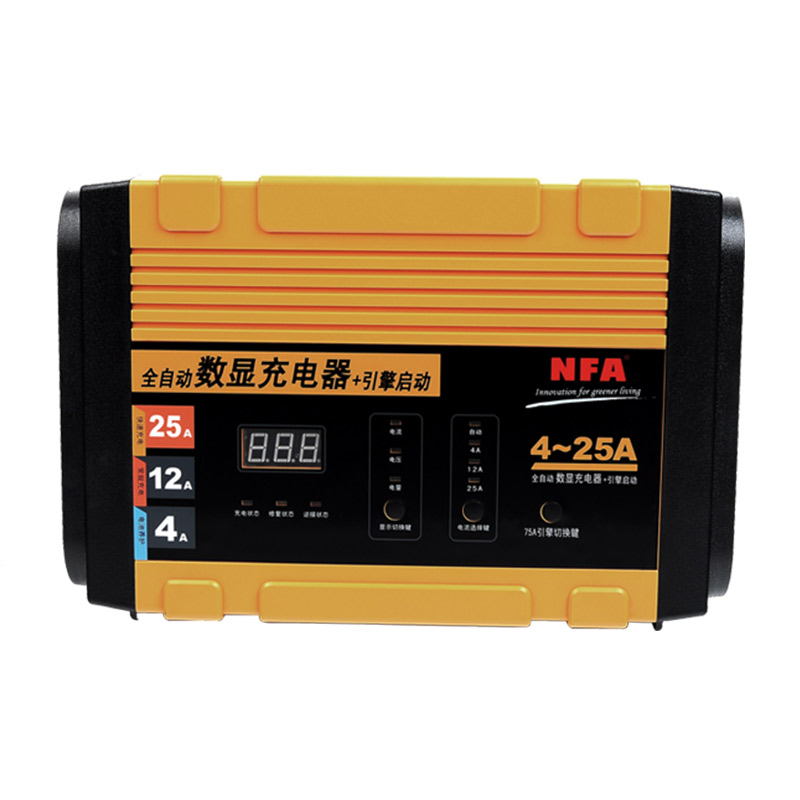 NFA紐福克斯12V汽車(chē)電(diàn)瓶充電(diàn)器(qì)大(dà)功率充滿自停25A蓄電(diàn)池充電(diàn)機